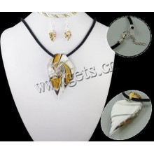 Gets.com 2015 lampwork china wholesale 925 silver jewelry set
